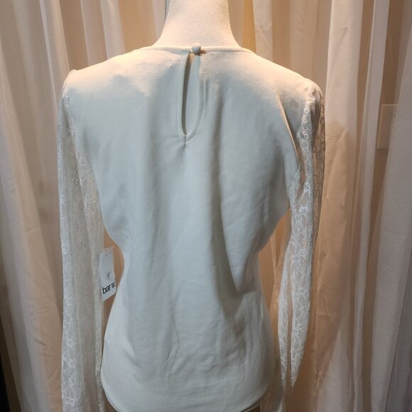 NWT- Lace-Trimmed Bodysuit - Picture 4 of 7